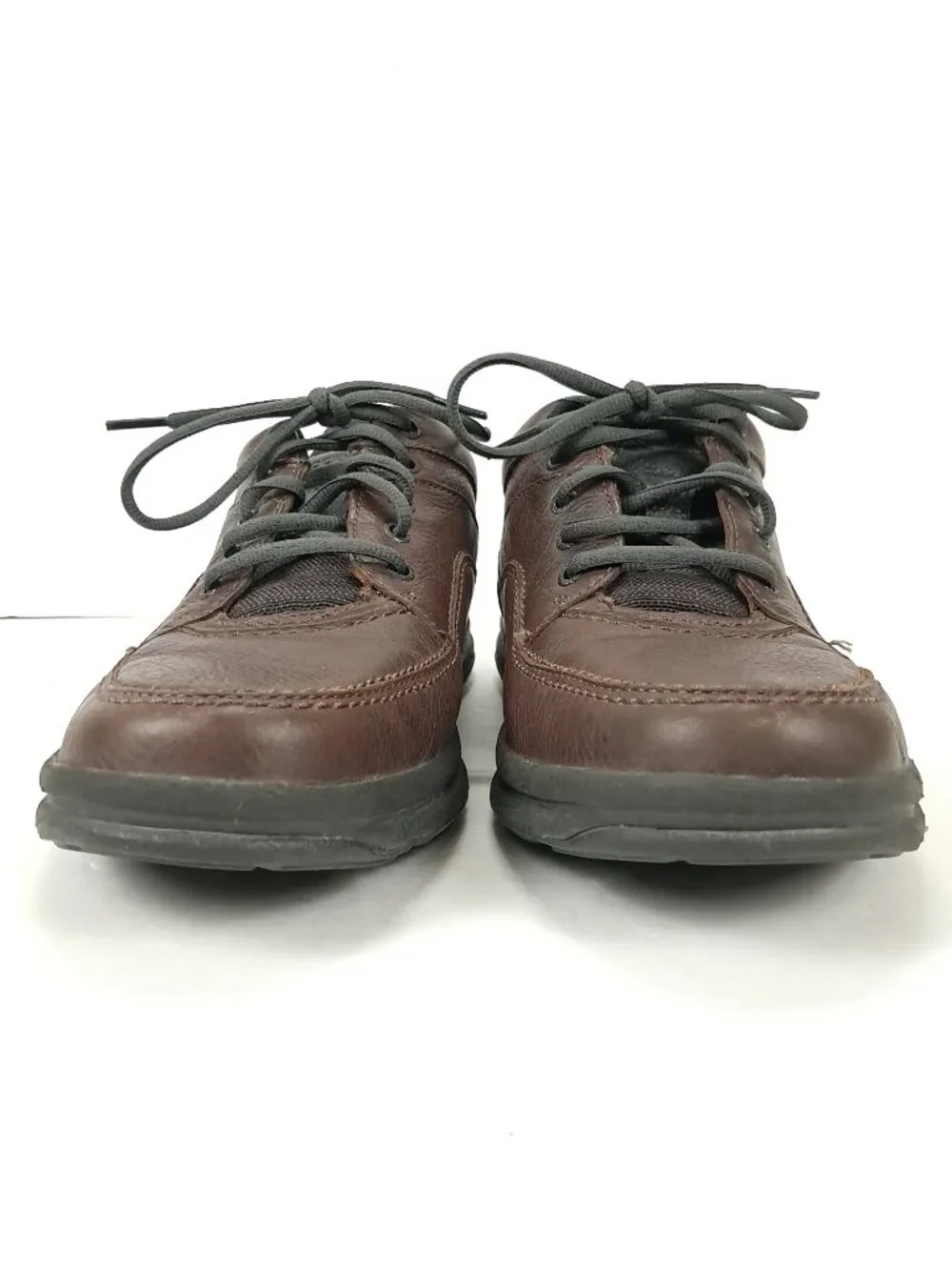 Rockport World Tour Walking Shoes Men 11 W WIDE Brown Leather Oxfords MWT11